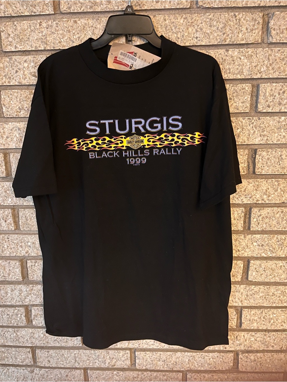 Vintage 1999 Harley Davidson Sturgis Black Hills Rally T-Shirt XL NWT
